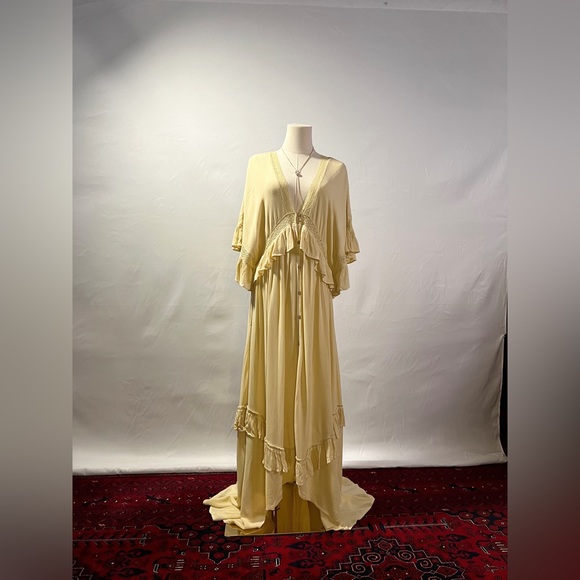 Free People Paradiso Maxi Dress XS Oversized - Picture 5 of 5